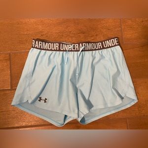 Blue UA shorts